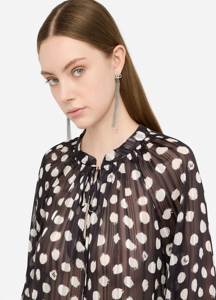 Polka-dot blouse black polka-dots Liu Jo - medium Polka-dot blouse black polka-dots Liu Jo - medium