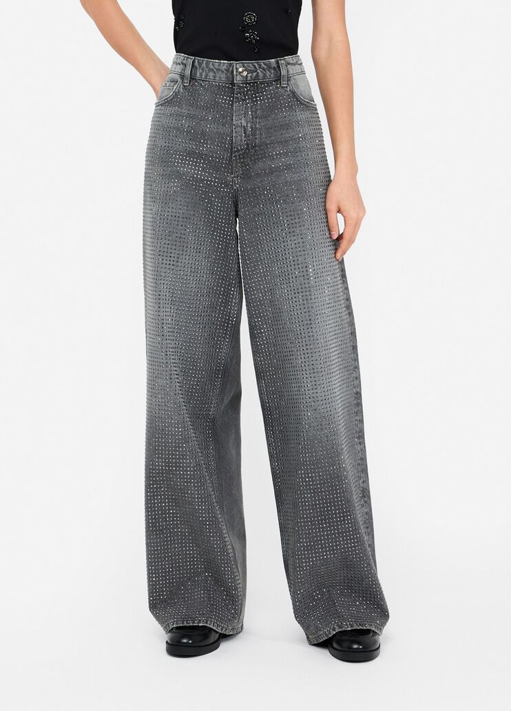 Studded baggy jeans grey denim Liu Jo - medium Studded baggy jeans grey denim Liu Jo - medium