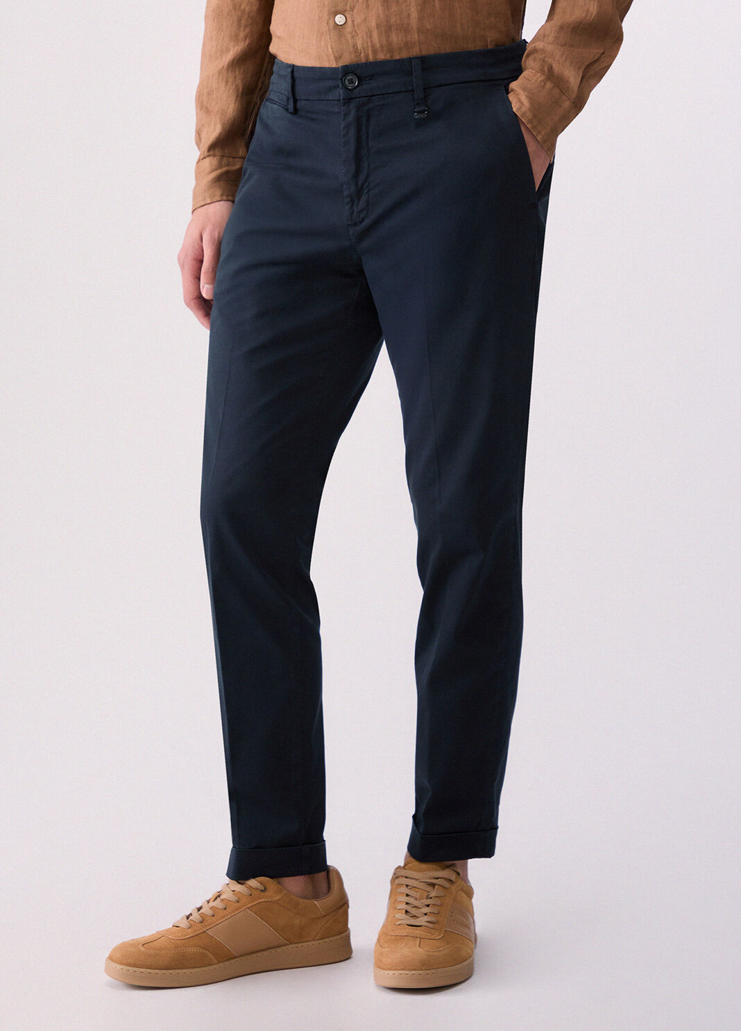 Chinos with turn-ups dark blue Liu Jo - large image number 0