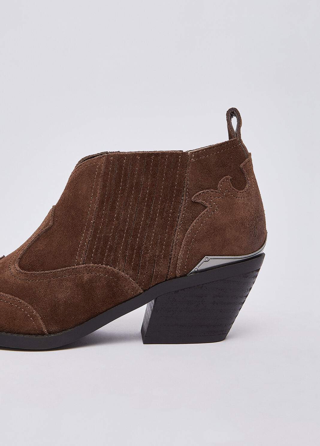 Stiefeletten aus Veloursleder Schokolade Liu Jo - large image number 5
