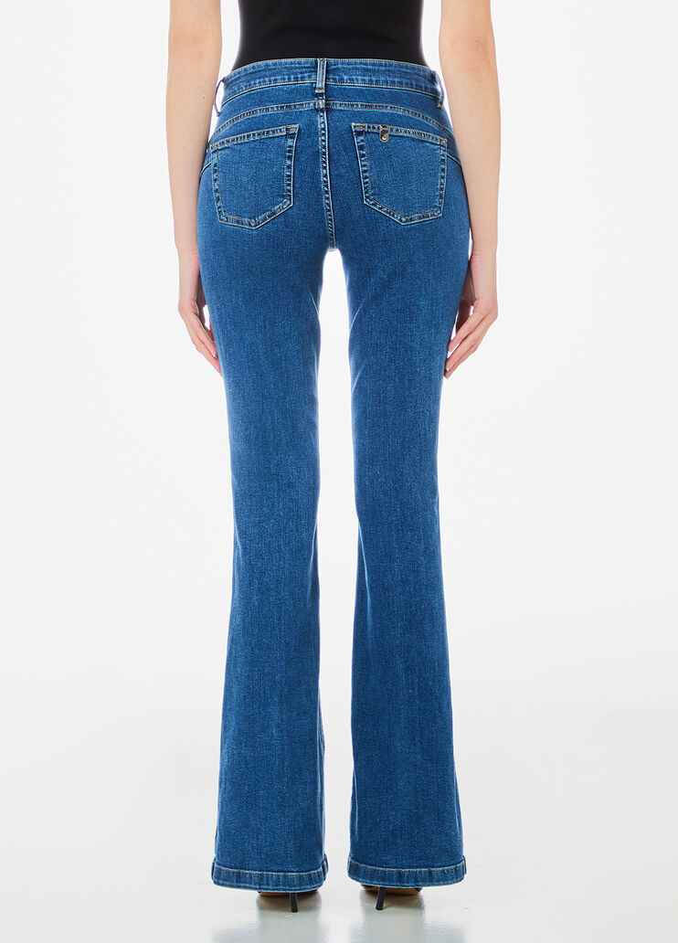 Jeans flare bottom up  blu Liu Jo - medium Jeans flare bottom up  blu Liu Jo - medium