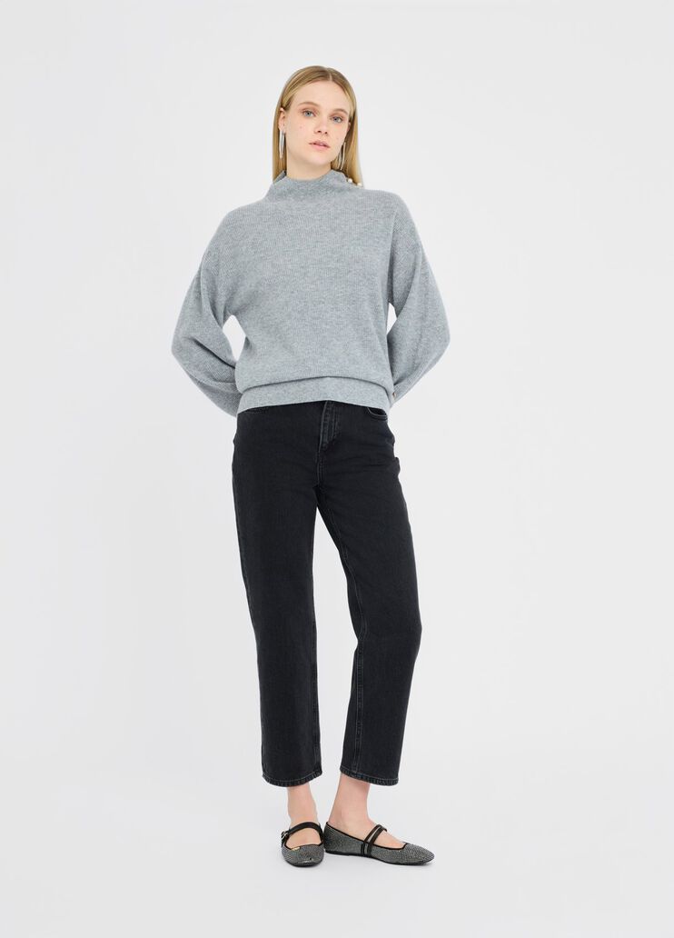 Wool and cashmere sweater grey Liu Jo - large image number 5 Wool and cashmere sweater grey Liu Jo - large image number 5