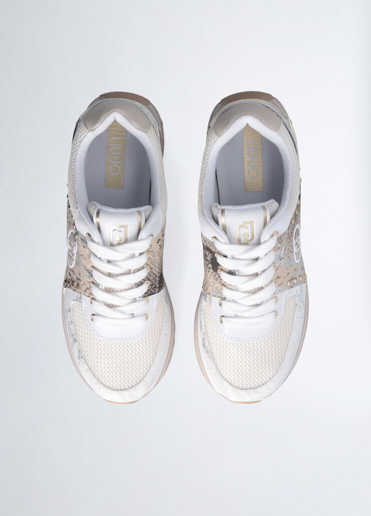 Python-print sneakers beige Liu Jo - large image number 4 Python-print sneakers beige Liu Jo - large image number 4