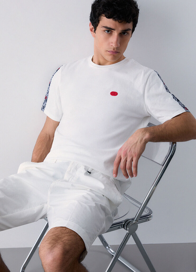 T-shirt with printed insert blue Liu Jo - medium