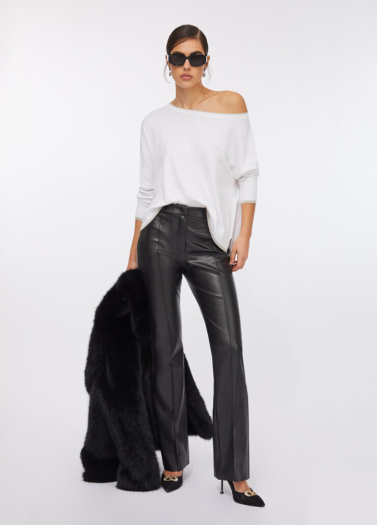 Lurex® jumper white wool Liu Jo - medium