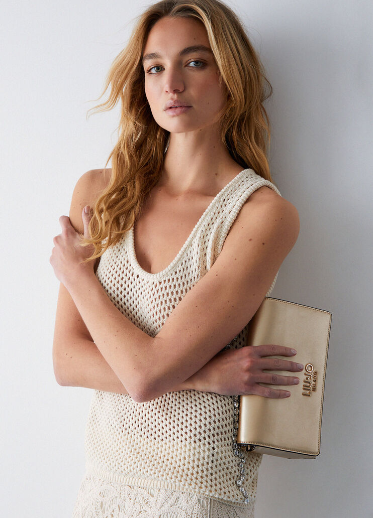 Small shoulder bag light gold Liu Jo - medium