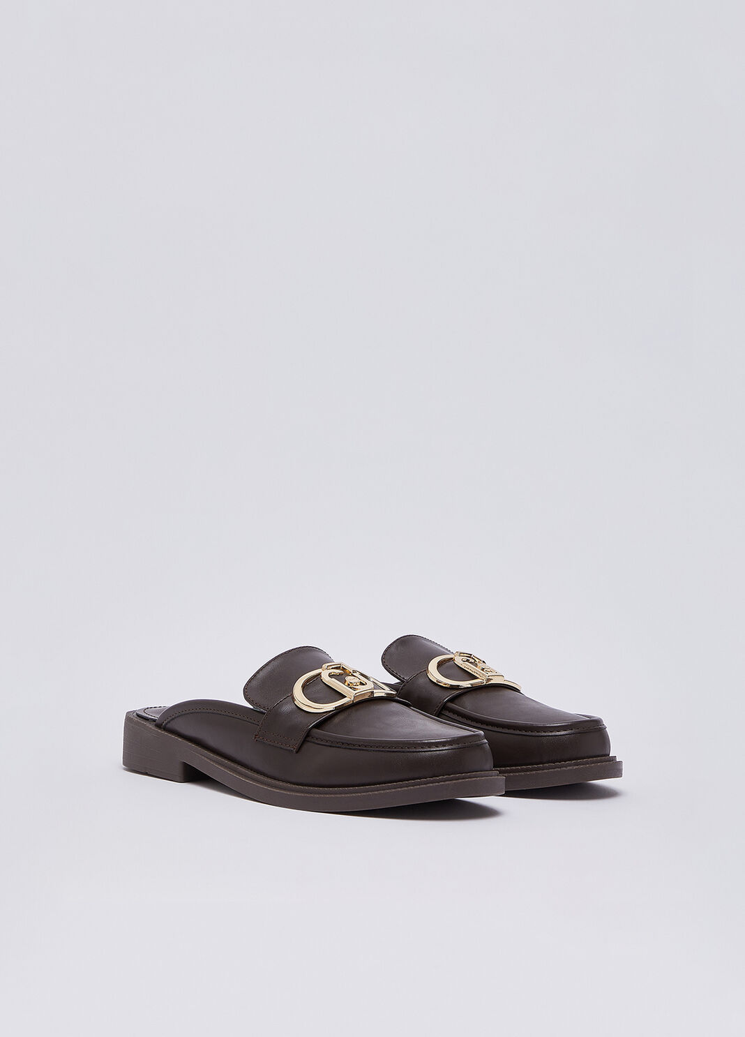 Clogs with logo mocha Liu Jo - large image number 1