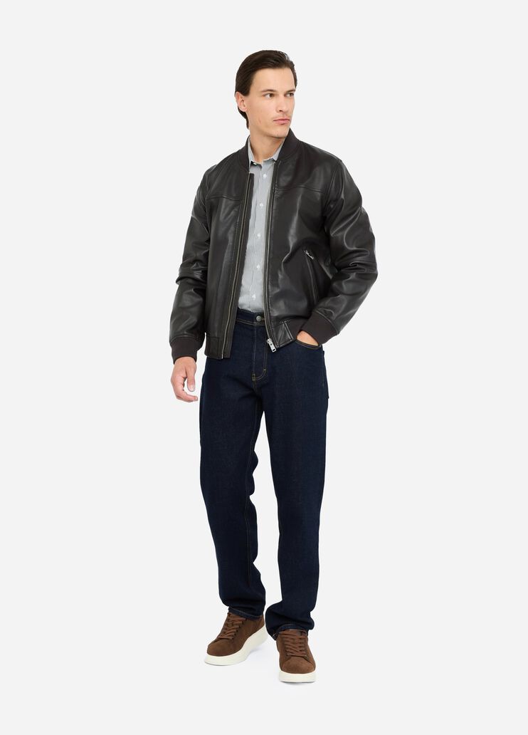 Bomber in pelle cioccolato Liu Jo - medium