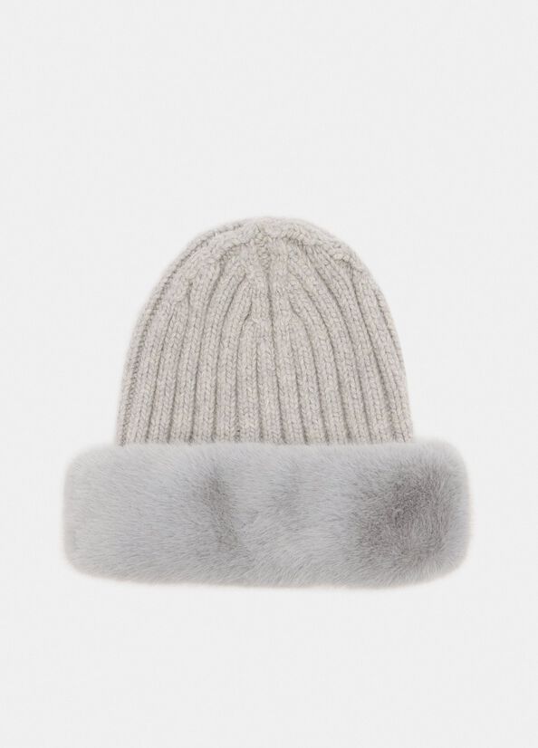 Angora hat ice grey Liu Jo - large image number 1