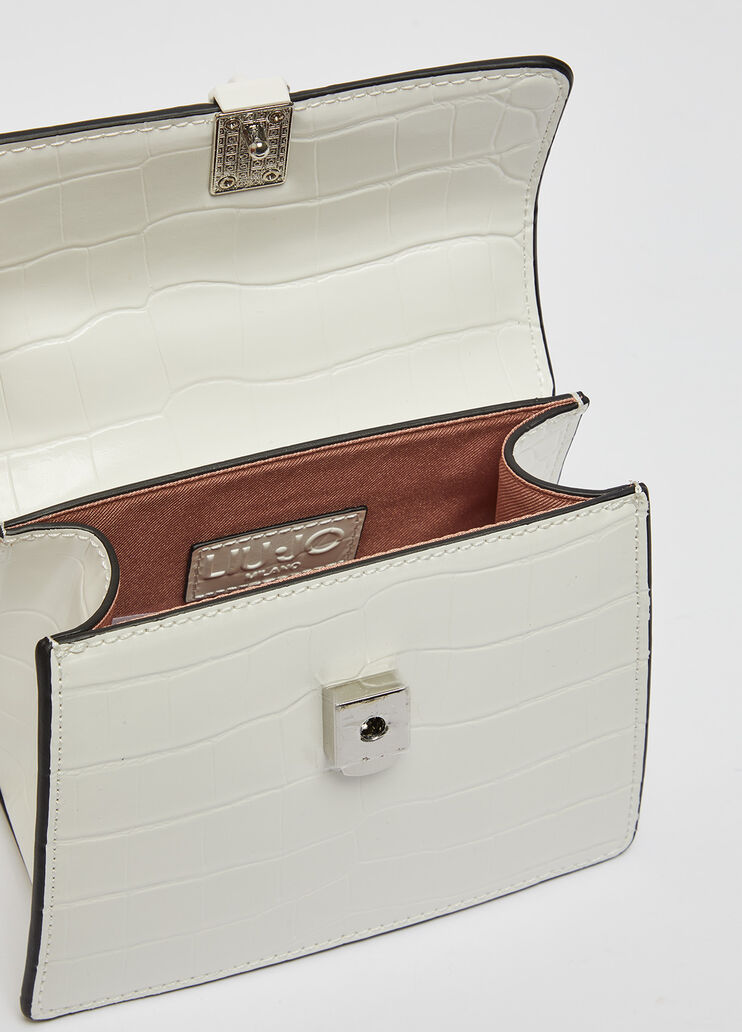 Экологичная сумка с замочком белый Liu Jo - large image number 4