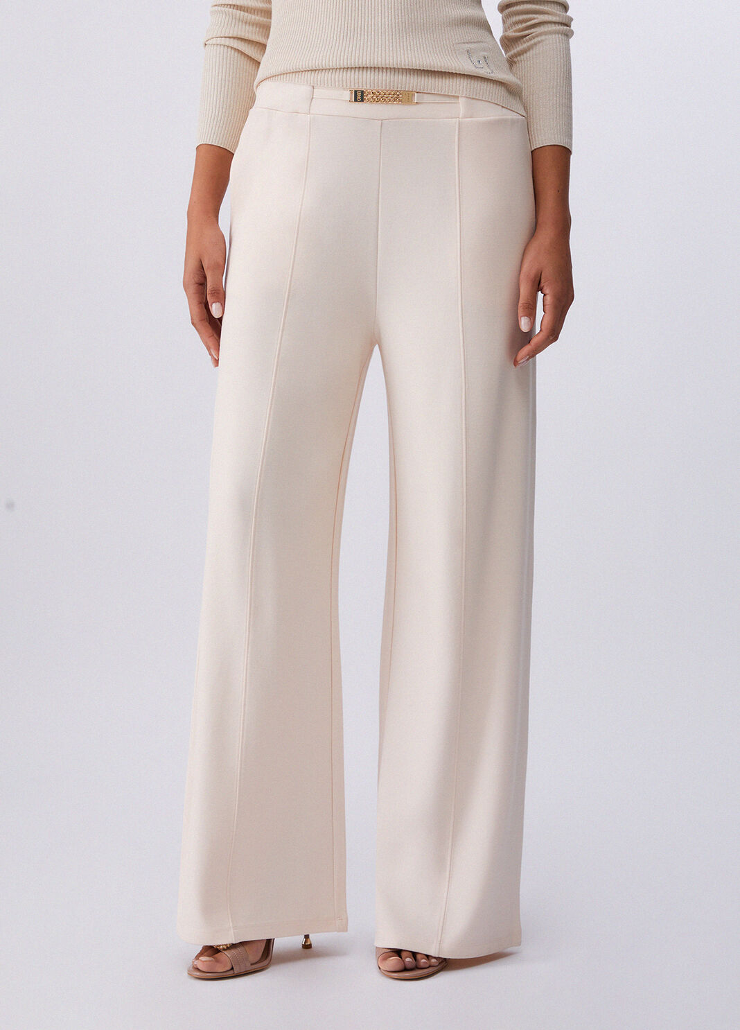 Jersey trousers champagne Liu Jo - large image number 0