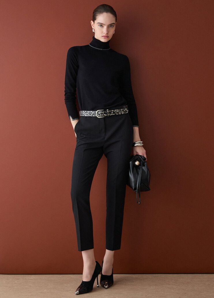 Cigarette trousers black Liu Jo - medium