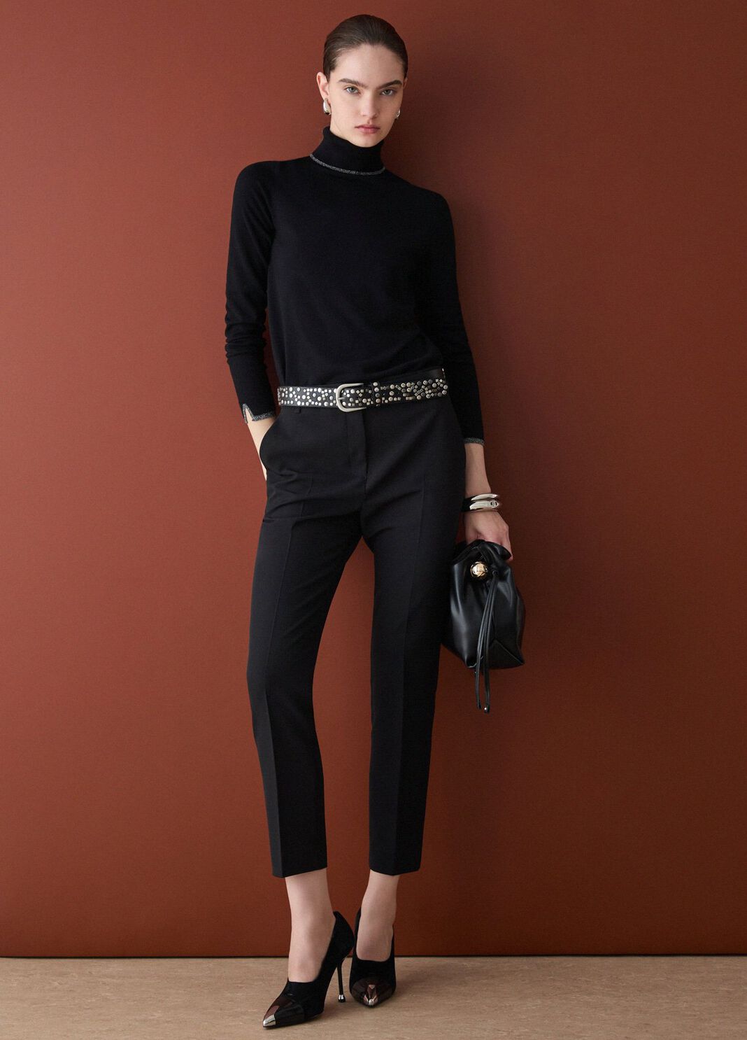 Cigarette trousers black Liu Jo - large image number 2