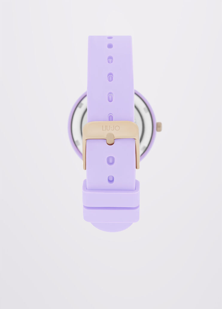 Lilac silicone watch purple Liu Jo - large image number 1