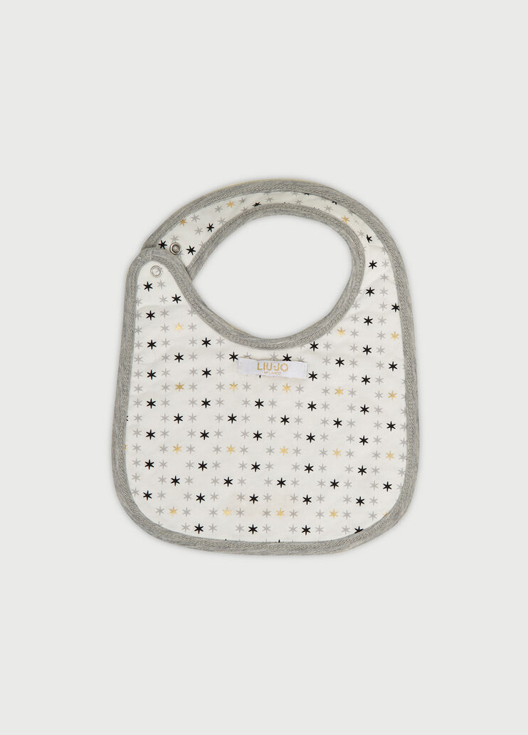 Жаккардовый нагрудник с логотипом Серый Liu Jo - large image number 1