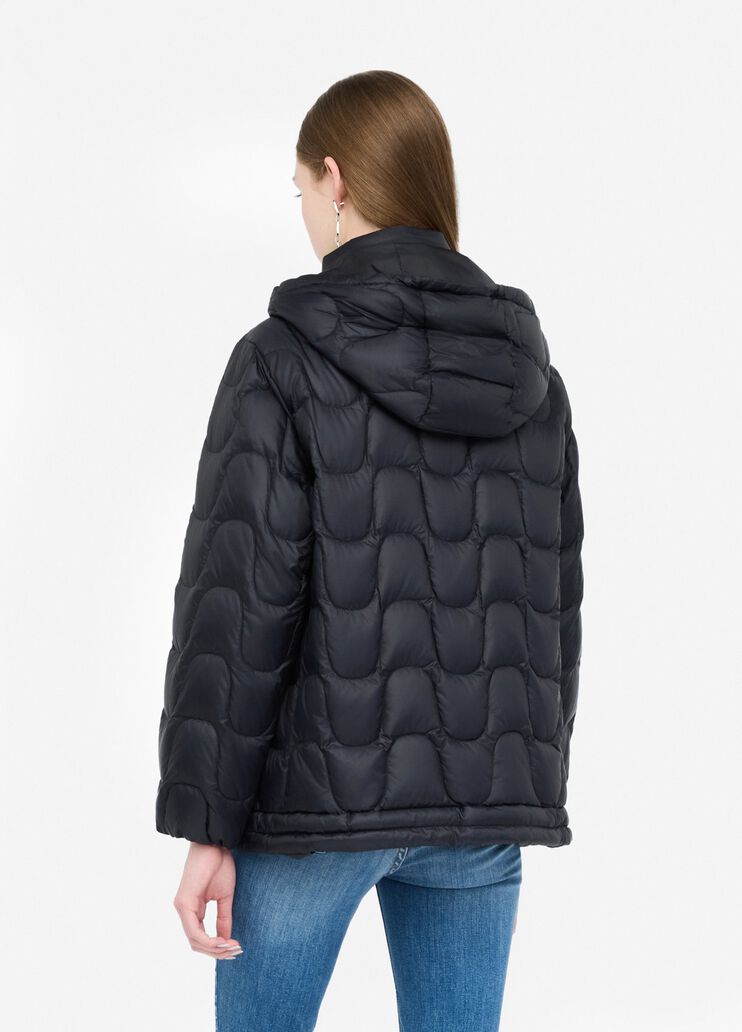 Quilted nylon short coat black Liu Jo - large image number 1