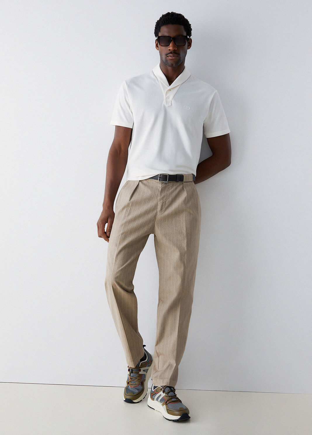 Pinstripe chinos beige Liu Jo - large image number 2