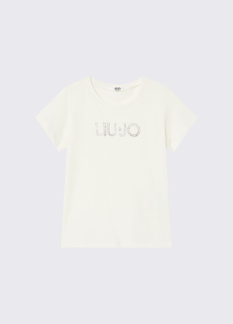 T-shirt avec logo blanc Liu Jo - medium