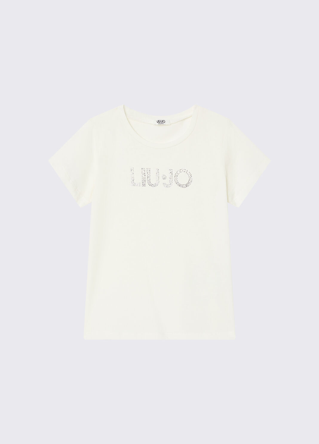 T-shirt avec logo blanc Liu Jo - large image number 2