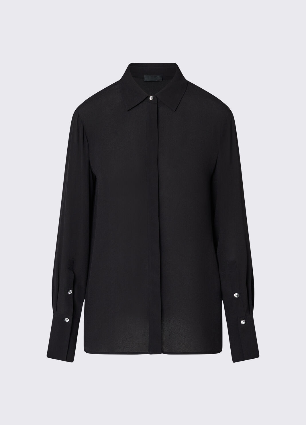Crepe de Chine Shirt black Liu Jo - large image number 6