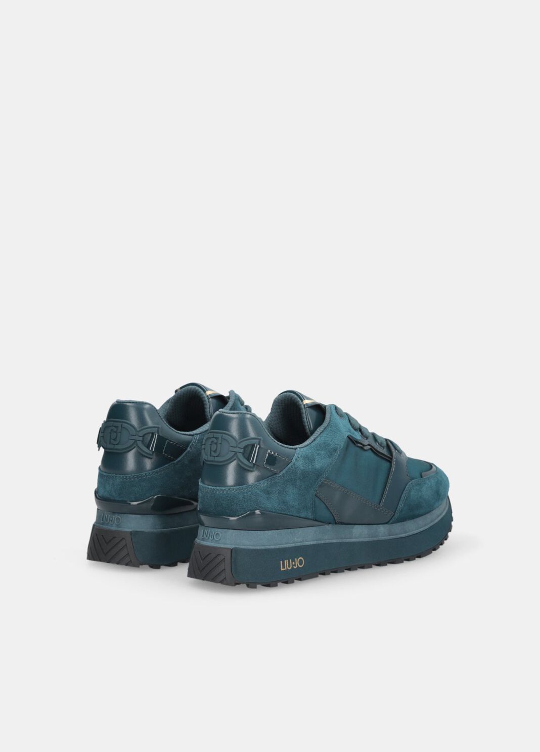 Leather platform sneakers neutral Liu Jo - large image number 1