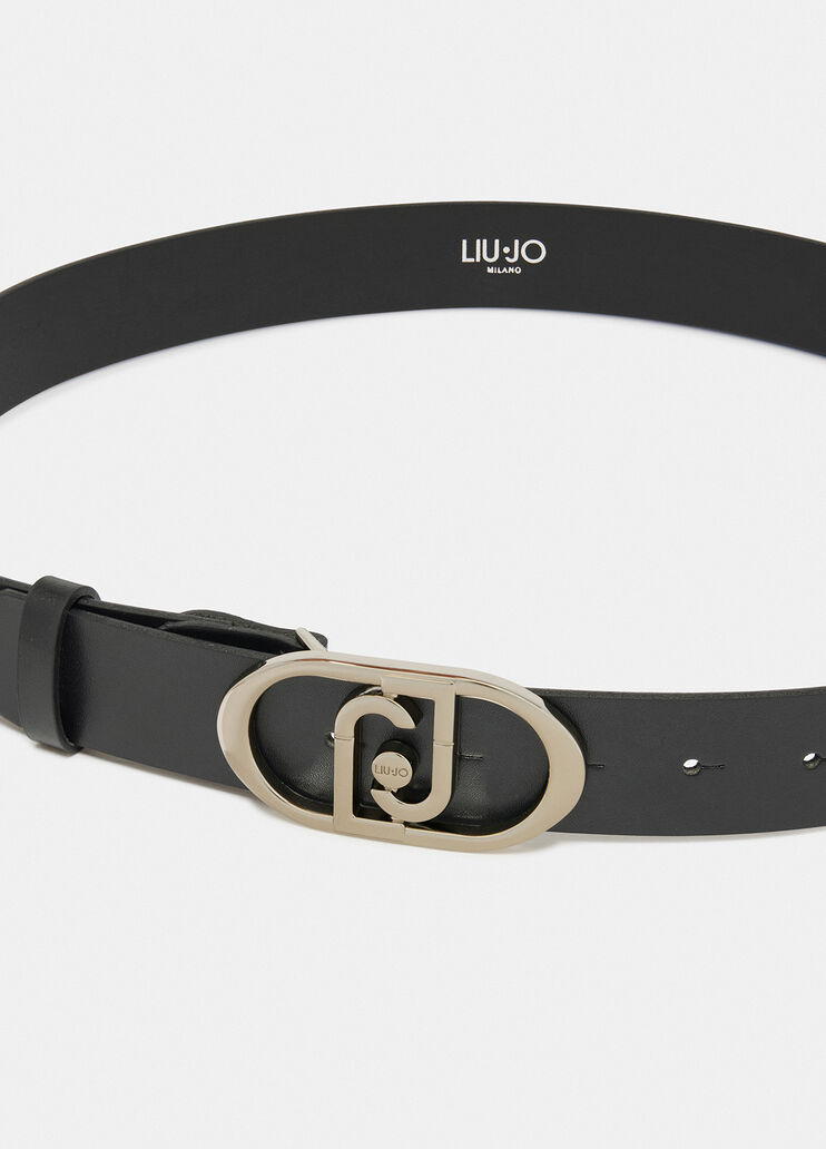 Ledergürtel LaPuffy Schwarz/Silber Liu Jo - large image number 2