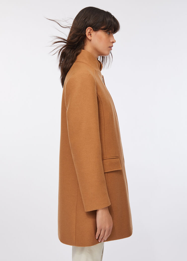 Mantel aus doppellagigem Tuch Beige Liu Jo - large image number 3