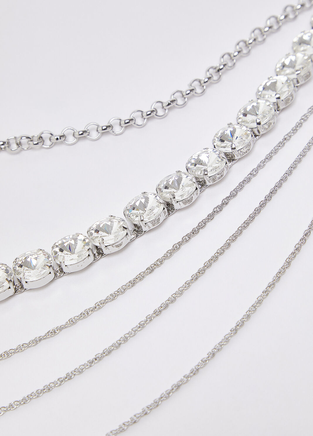 Belt with precious stones silver tone Liu Jo - large image number 4