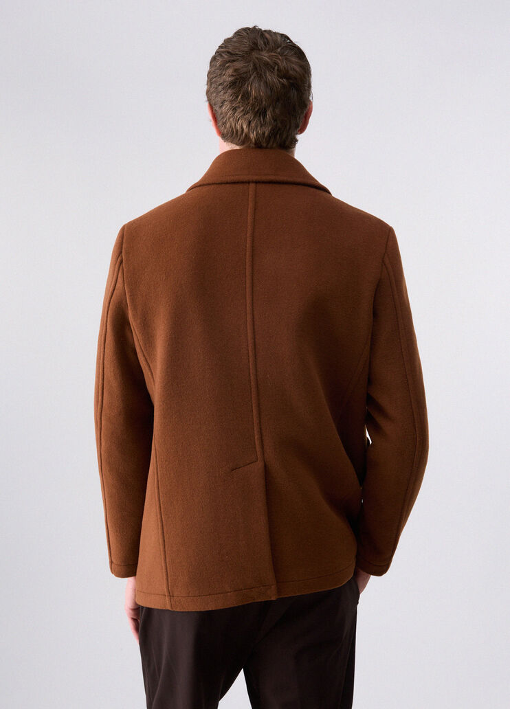 Wool and Cashmere Peacoat brown Liu Jo - medium