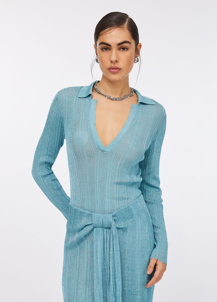 Pull en Lurex® vert d'eau Liu Jo - medium