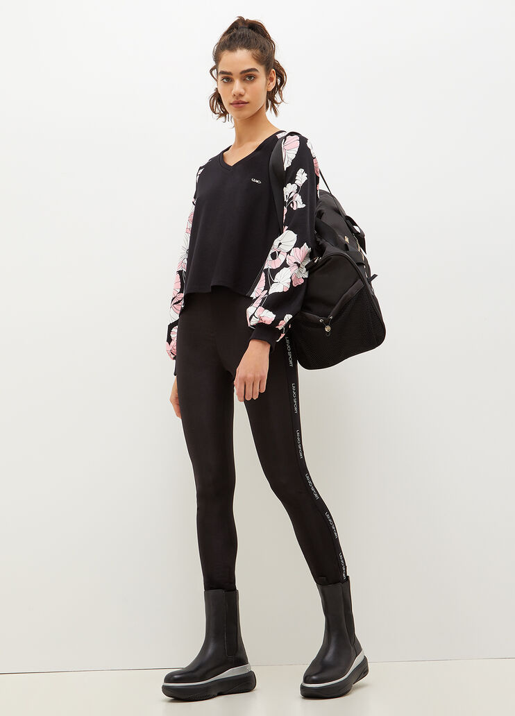 Sweatshirt with print black Liu Jo - large image number 3 Sweatshirt with print black Liu Jo - large image number 3