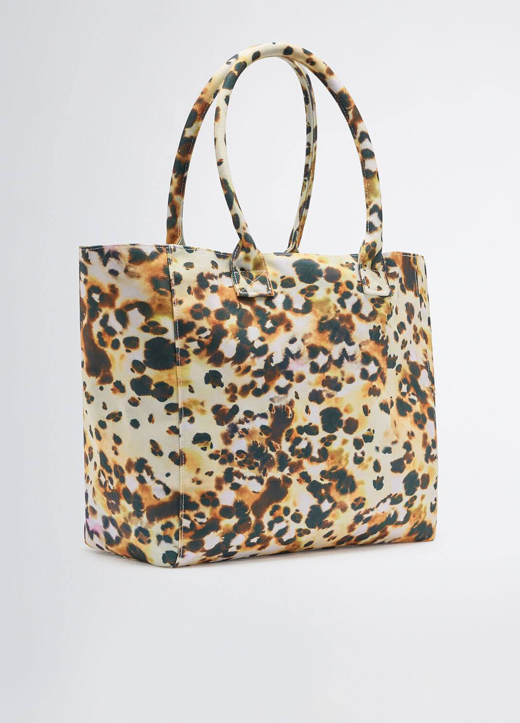 Gro&szlig;e Tote Bag aus bedrucktem Stoff Rotes Animal-Muster Liu Jo - large image number 3