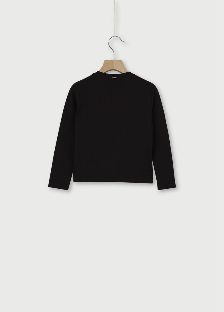 T-shirt with print Black Liu Jo - large image number 1 T-shirt with print Black Liu Jo - large image number 1