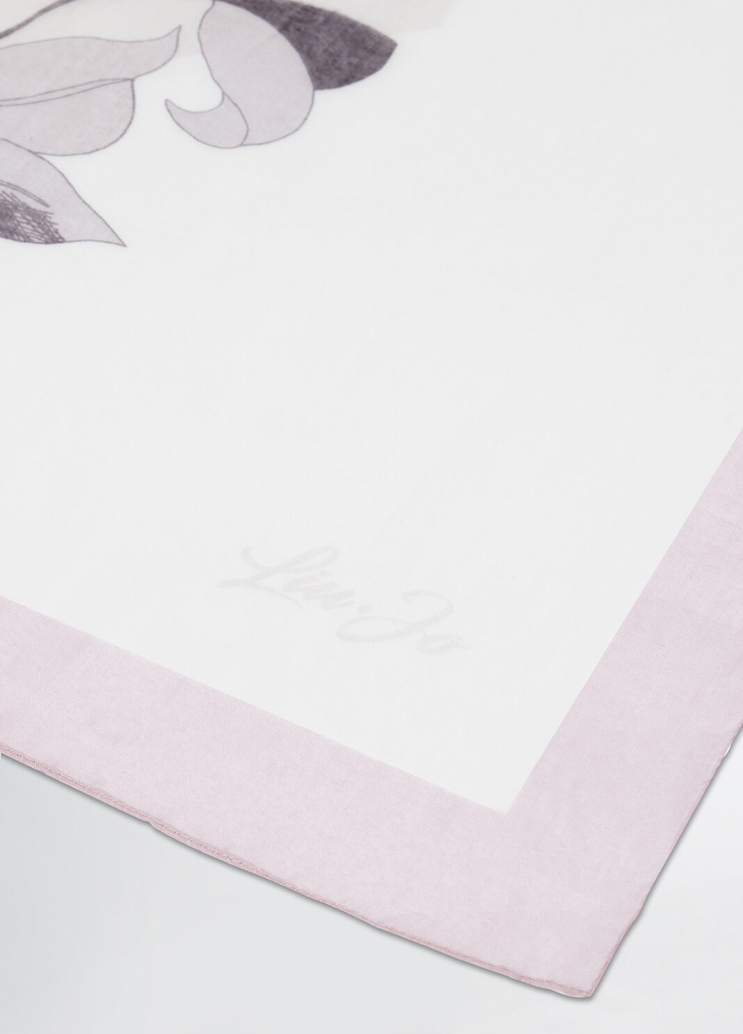Scarf with floral print pink Liu Jo - large image number 2