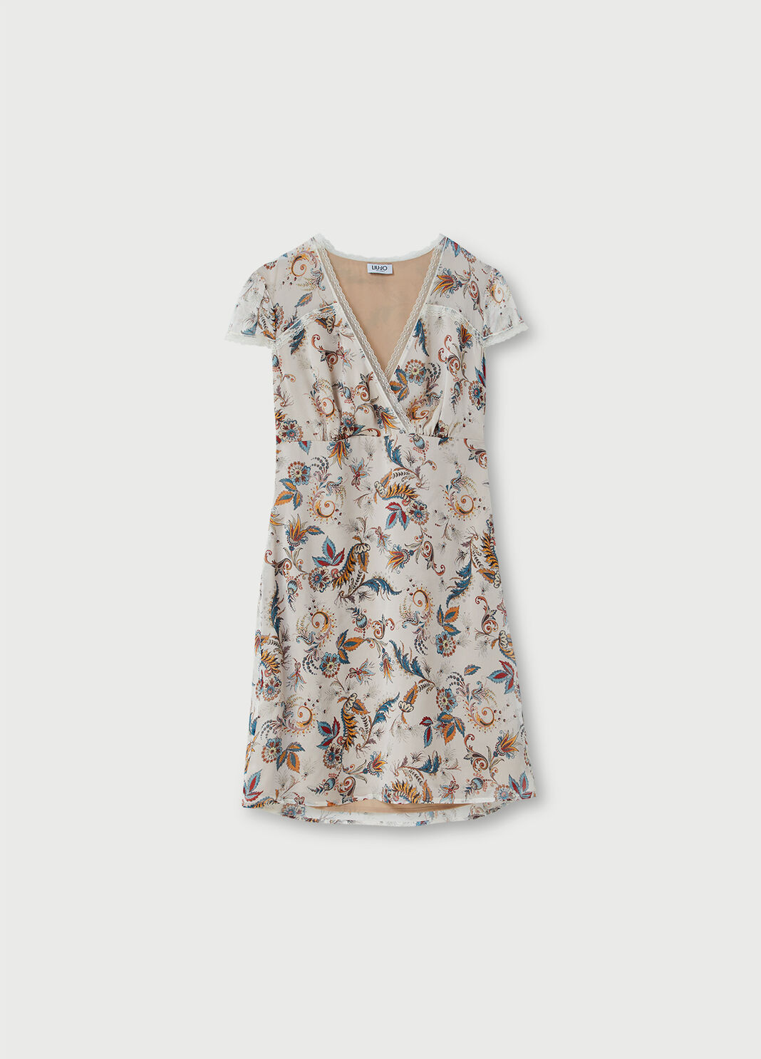 Vestito corto in seta Paisley Liu Jo - large image number 4