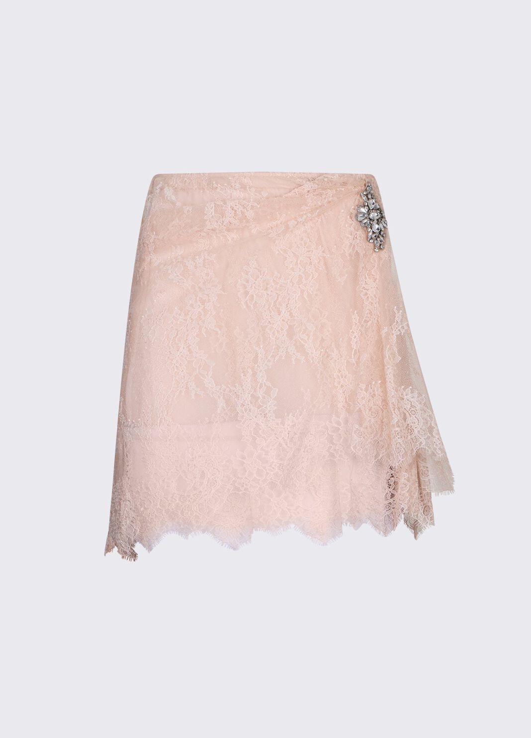 Chantilly lace miniskirt white Liu Jo - large image number 6