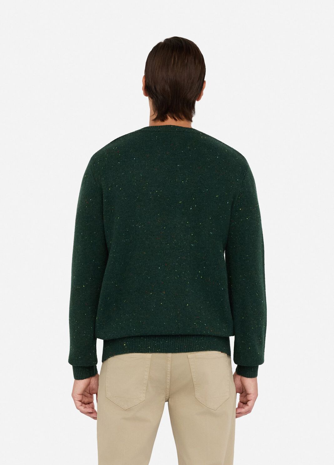 Maglia in lana a trecce verde scuro Liu Jo - large image number 1