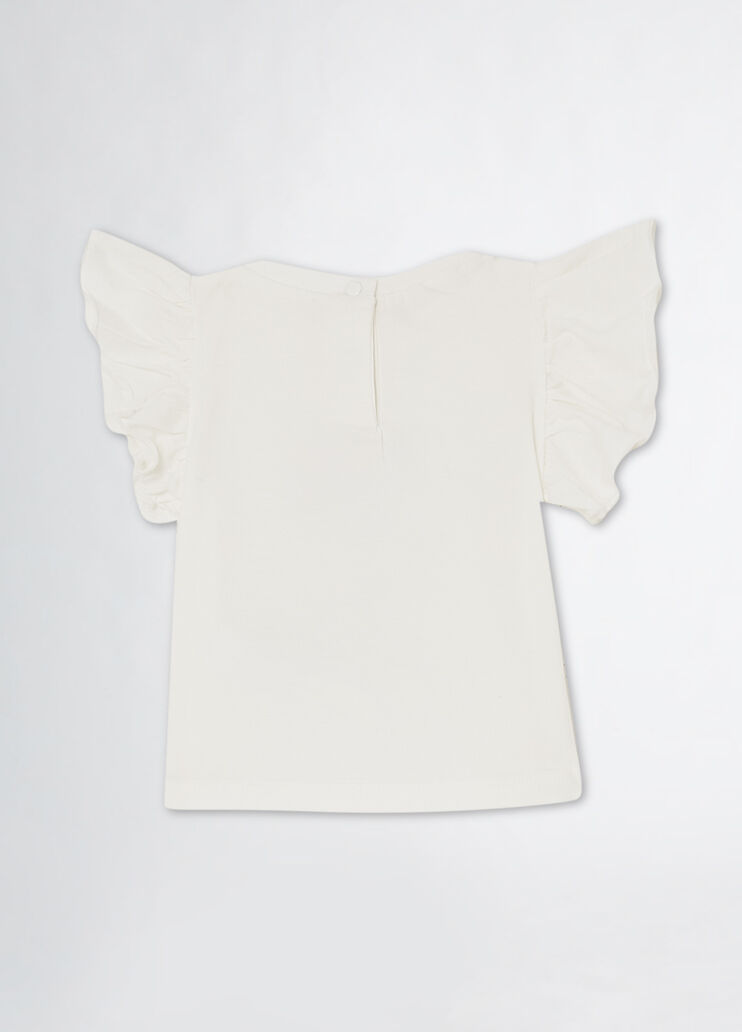 Cotton T-shirt with print white Liu Jo - medium Cotton T-shirt with print white Liu Jo - medium