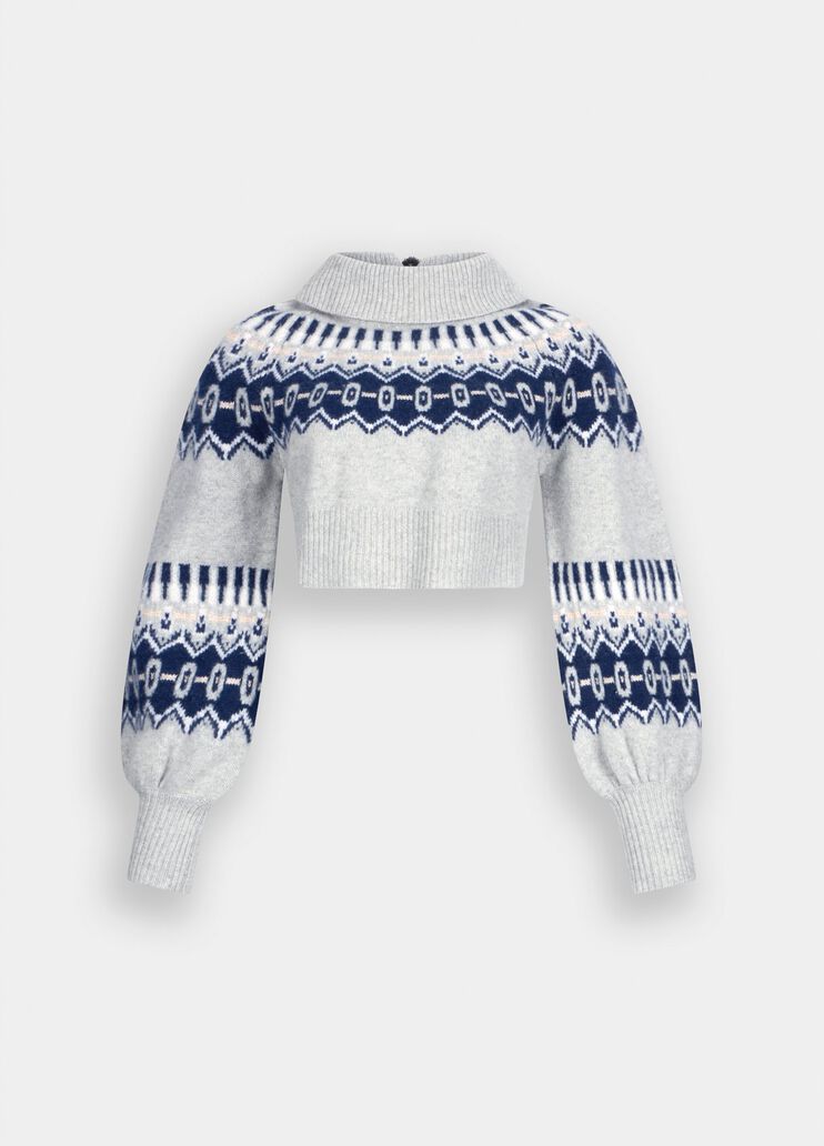 Pullover aus Wolle Grau Liu Jo - large image number 6