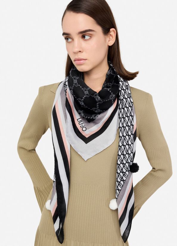 Sciarpa Amazon Foulard Liu Jo Wool Sciarpe Amazon Liu Jo Abbigliamento  Foulard Liu Jo Better