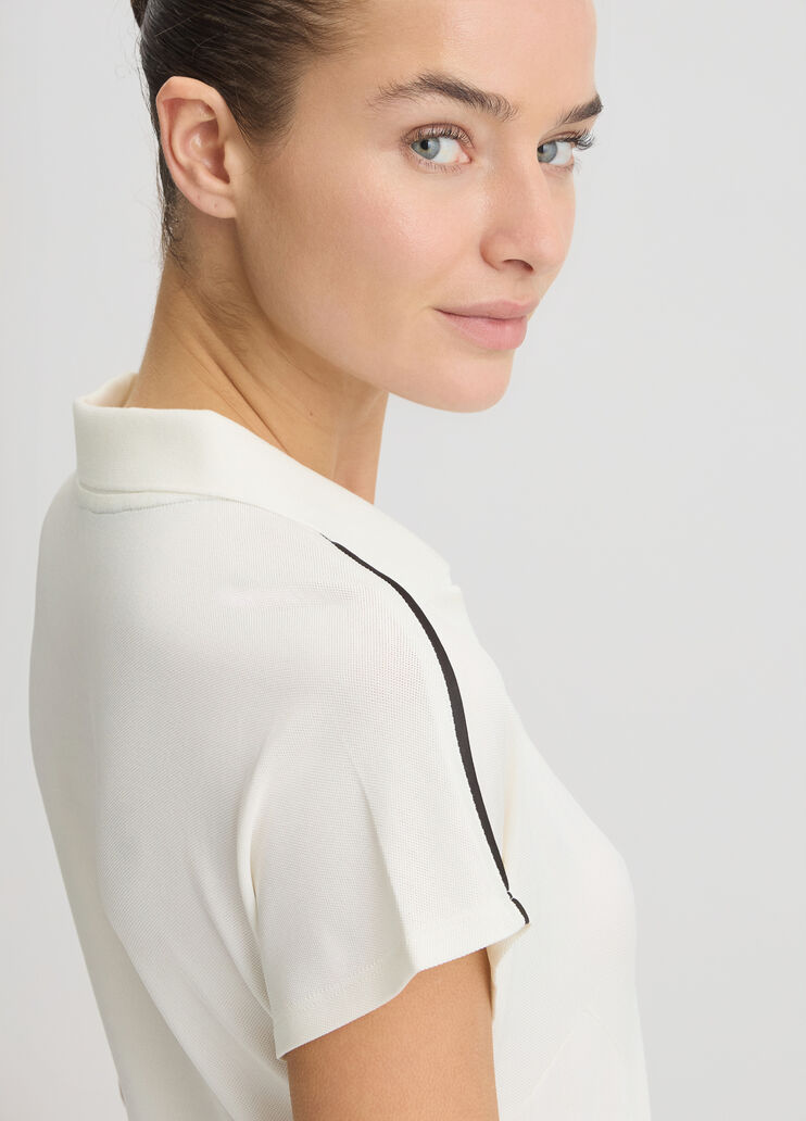 Piquet t-shirt white Liu Jo - large image number 4 Piquet t-shirt white Liu Jo - large image number 4