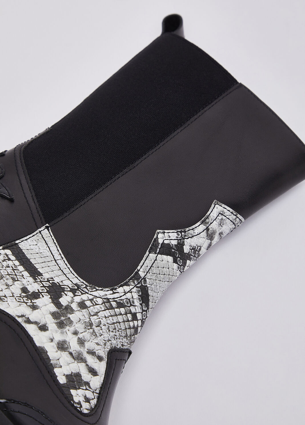 Python Print Cowboy Boots black Liu Jo - large image number 6