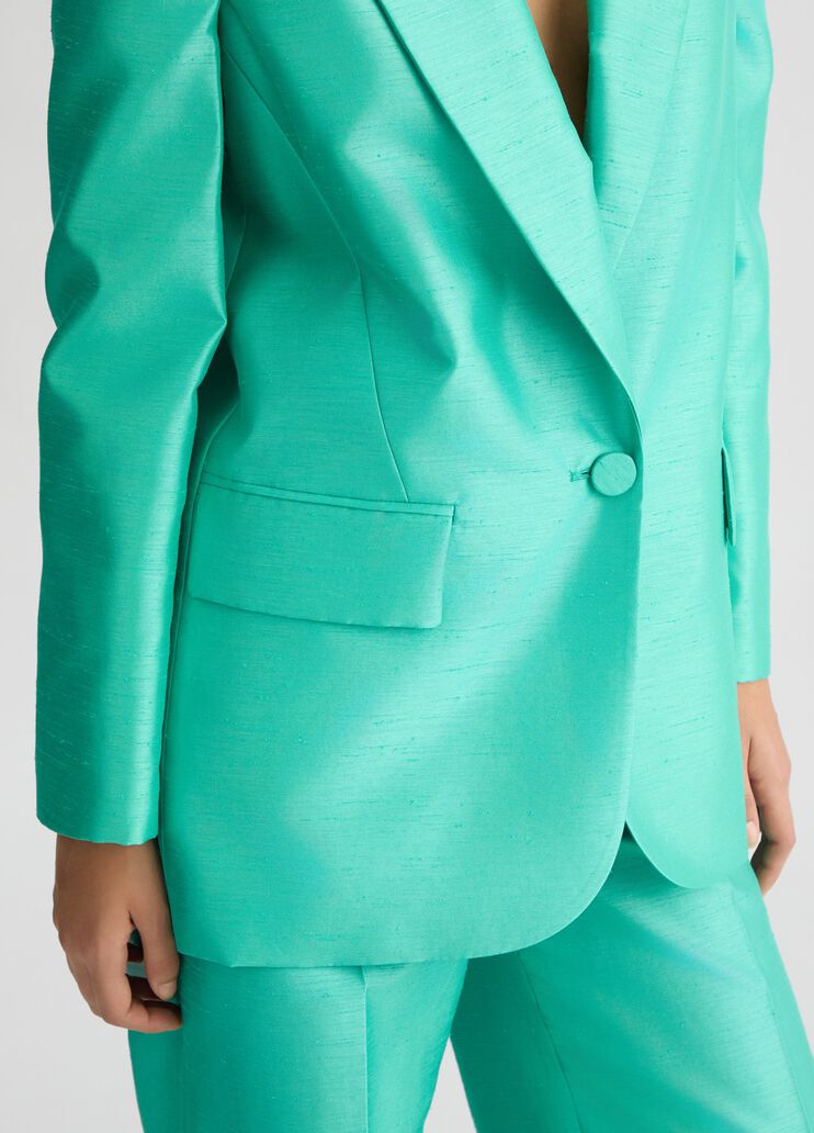 Shantung blazer green Liu Jo - large image number 3 Shantung blazer green Liu Jo - large image number 3