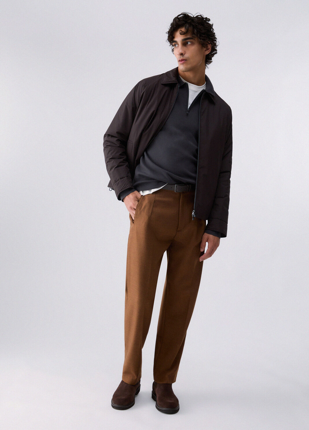 Padded utility jacket brown Liu Jo - large image number 5