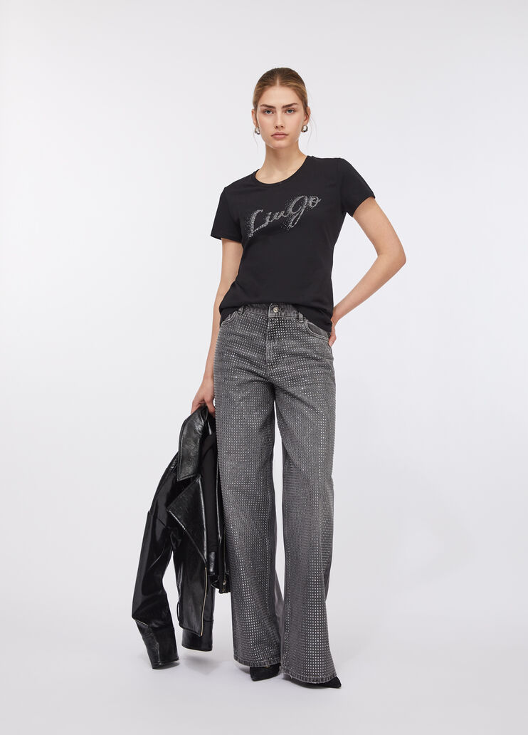 T-Shirt Liu Jo Better Schwarz Liu Jo - large image number 5