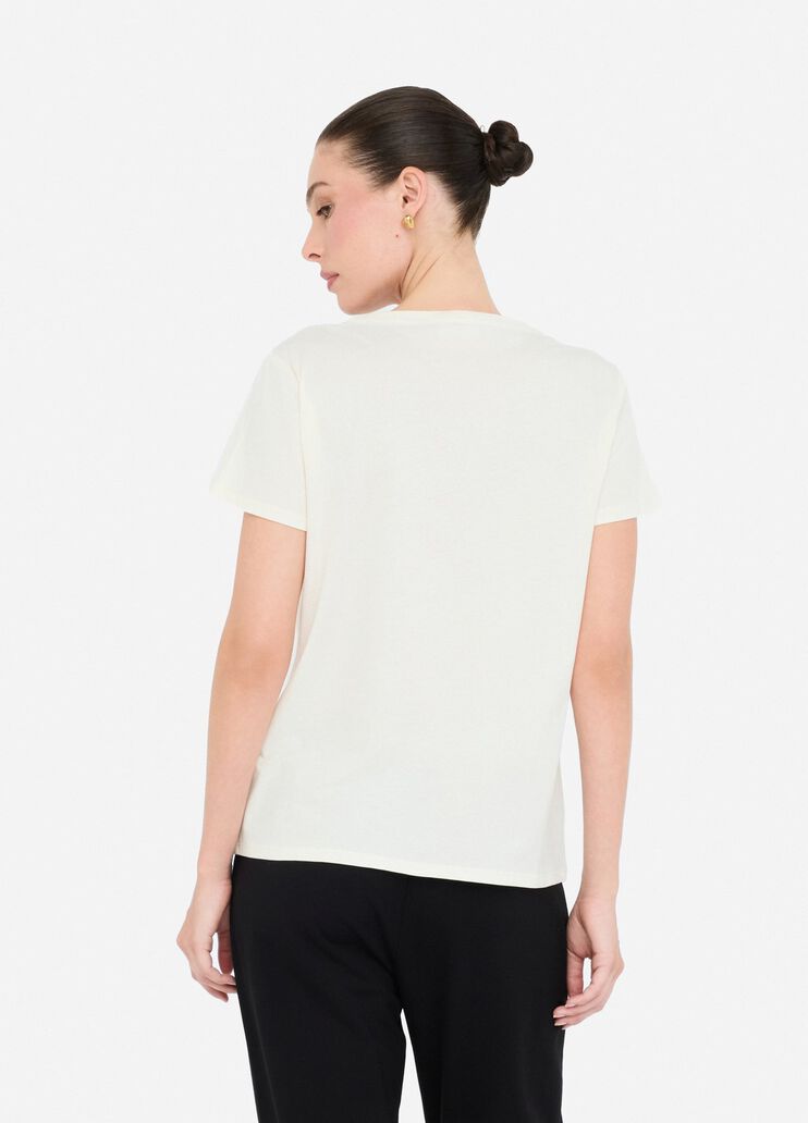 Cotton T-shirt white/print Liu Jo - large image number 1