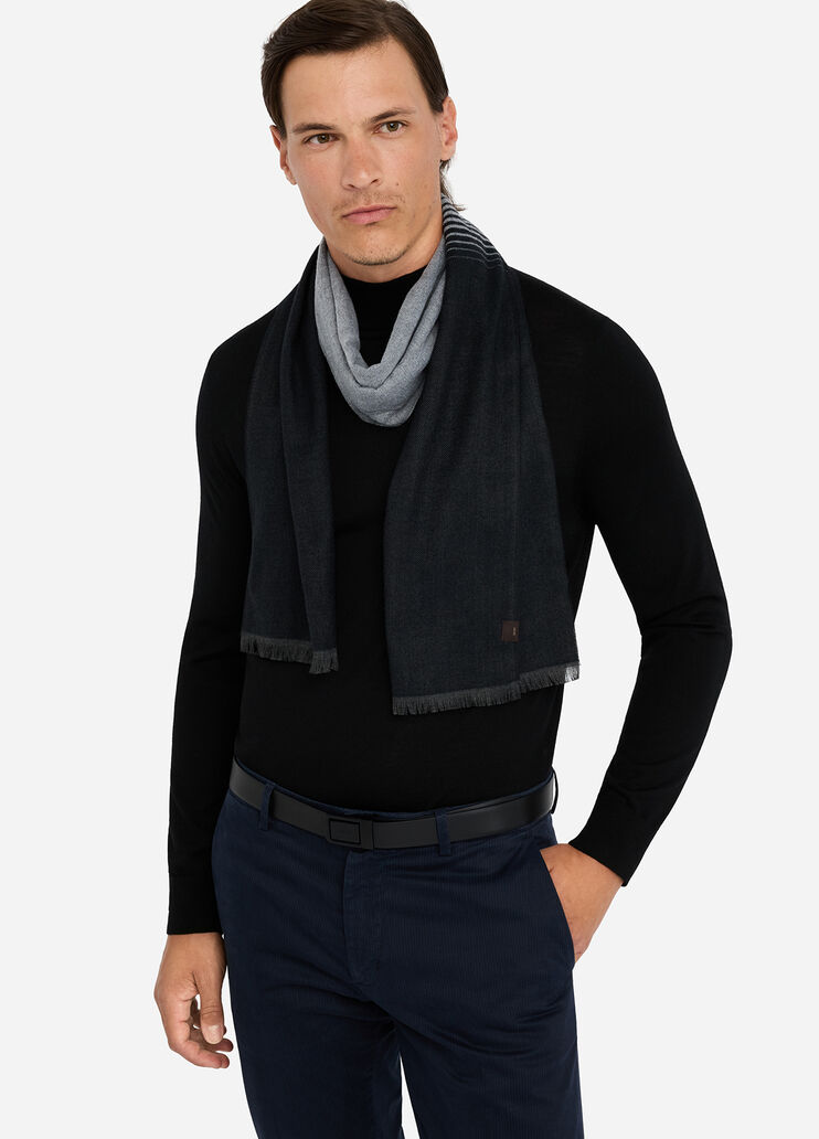 Gestreifte Strickstola Schwarz Liu Jo - medium Gestreifte Strickstola Schwarz Liu Jo - medium