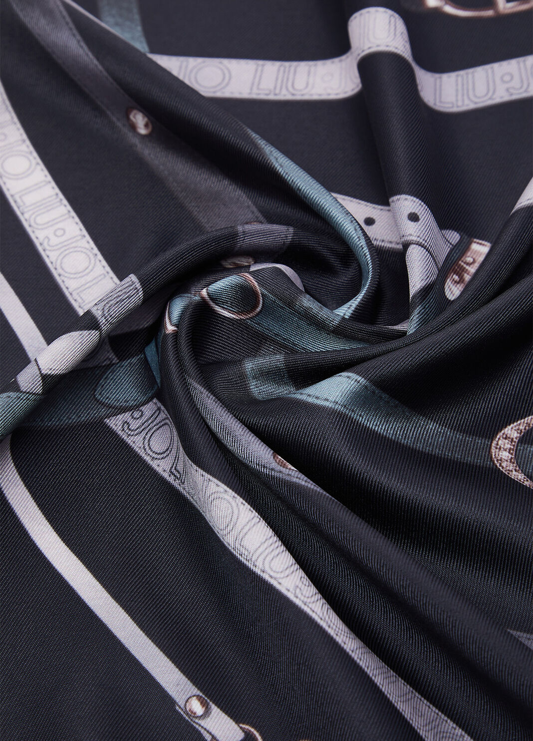 Small foulard with print light blue Liu Jo - large image number 4