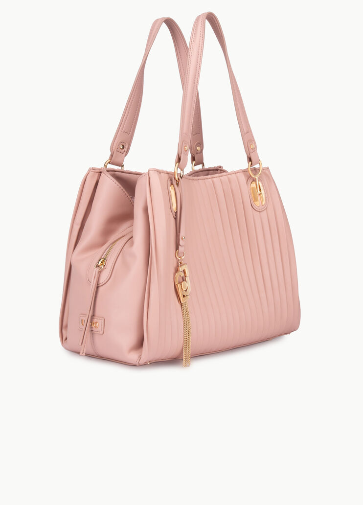 Pleated shoulder bag Pink Liu Jo - large image number 1 Pleated shoulder bag Pink Liu Jo - large image number 1