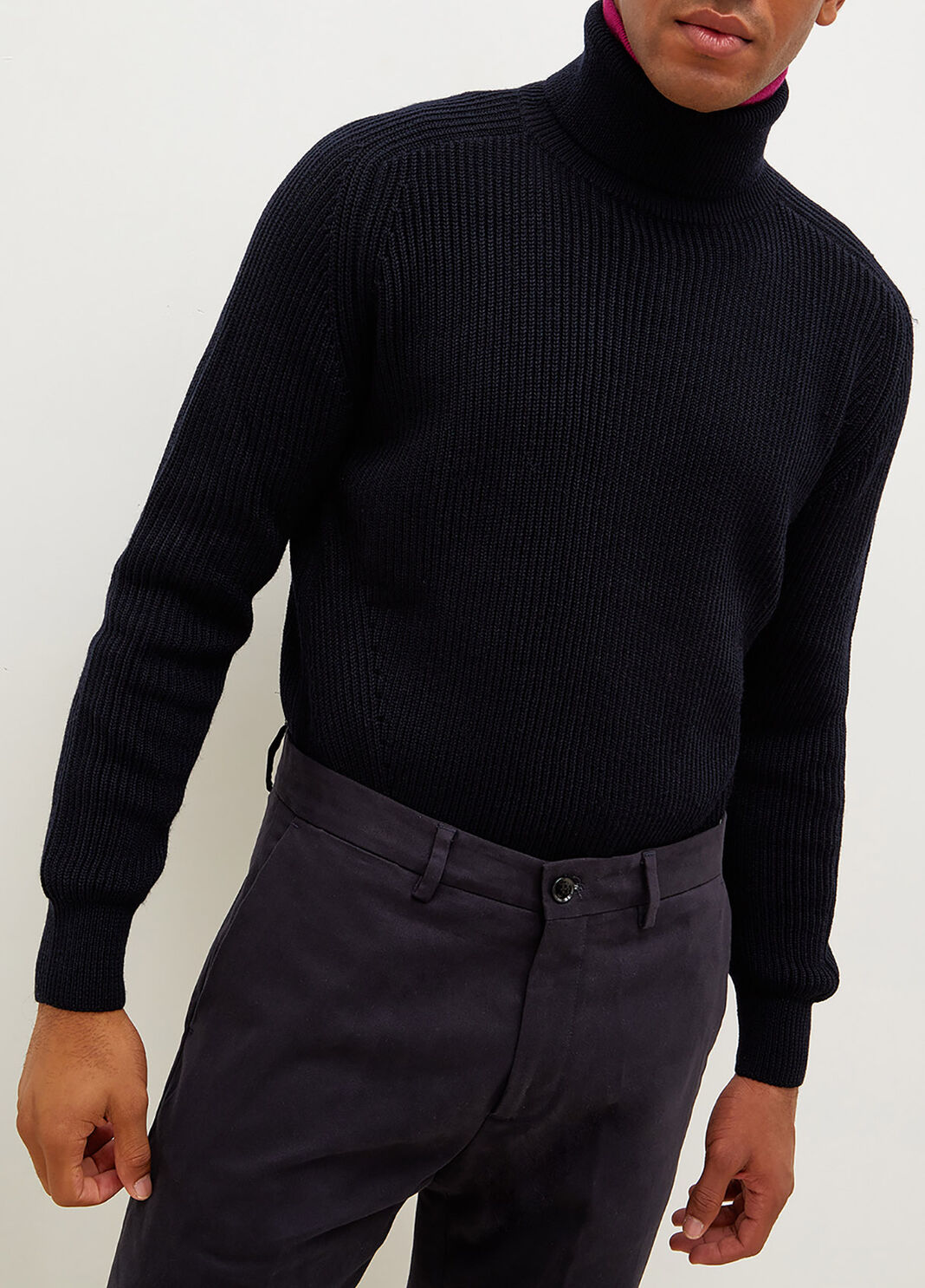 Woollen turtleneck dark blue Liu Jo - large image number 0